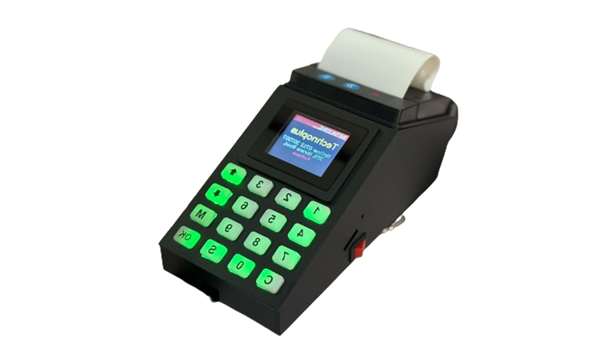 Button Bus Ticket Machine